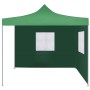 Cenador plegable con 2 paredes verde 3x3 m de vidaXL, Carpas y cenadores - Ref: Foro24-44962, Precio: 166,07 €, Descuento: %