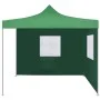 Cenador plegable con 2 paredes verde 3x3 m de vidaXL, Carpas y cenadores - Ref: Foro24-44962, Precio: 162,88 €, Descuento: %