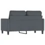 Dark gray velvet 2-seater sofa 120 cm by , Sofas - Ref: Foro24-359190, Price: 200,11 €, Discount: %