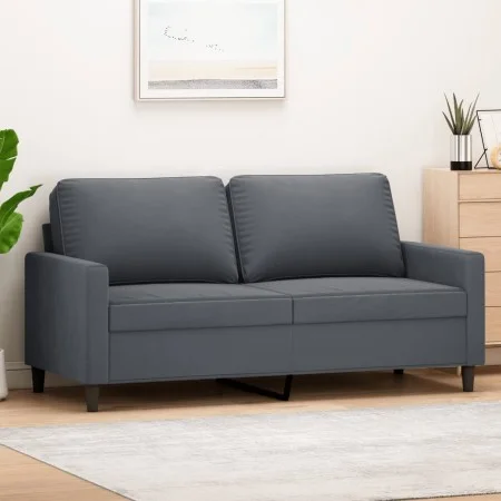 Sofá de 2 plazas de terciopelo gris oscuro 140 cm de , Sofás - Ref: Foro24-359200, Precio: 200,16 €, Descuento: %