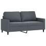 Sofá de 2 plazas de terciopelo gris oscuro 140 cm de , Sofás - Ref: Foro24-359200, Precio: 200,16 €, Descuento: %
