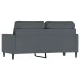 Sofá de 2 plazas de terciopelo gris oscuro 140 cm de , Sofás - Ref: Foro24-359200, Precio: 200,16 €, Descuento: %