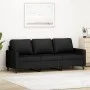 Sofá de 3 plazas terciopelo negro 180 cm de , Sofás - Ref: Foro24-359214, Precio: 276,52 €, Descuento: %