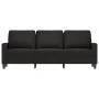Sofá de 3 plazas terciopelo negro 180 cm de , Sofás - Ref: Foro24-359214, Precio: 276,52 €, Descuento: %
