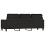 Sofá de 3 plazas terciopelo negro 180 cm de , Sofás - Ref: Foro24-359214, Precio: 276,52 €, Descuento: %