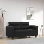 Sofá de 2 plazas de cuero sintético negro 120 cm de , Sofás - Ref: Foro24-359578, Precio: 218,80 €, Descuento: %