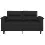 Sofá de 2 plazas de cuero sintético negro 120 cm de , Sofás - Ref: Foro24-359578, Precio: 218,80 €, Descuento: %
