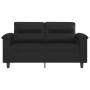 Sofá de 2 plazas de cuero sintético negro 120 cm de , Sofás - Ref: Foro24-359578, Precio: 205,11 €, Descuento: %