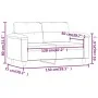 2-Sitzer-Sofa aus schwarzem Kunstleder 120 cm von , Sofas - Ref: Foro24-359578, Preis: 218,80 €, Rabatt: %