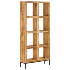 Estantería madera maciza de mango 80x25x175 cm de , Librerías y estanterías - Ref: Foro24-247966, Precio: 366,57 €, Descuento: %