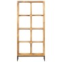 Estantería madera maciza de mango 80x25x175 cm de , Librerías y estanterías - Ref: Foro24-247966, Precio: 366,57 €, Descuento: %