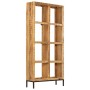 Estantería madera maciza de mango 80x25x175 cm de , Librerías y estanterías - Ref: Foro24-247966, Precio: 366,57 €, Descuento: %