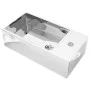 Waschbecken mit Überlauf 49x25x15 cm aus silberner Keramik von vidaXL, Sinkt - Ref: Foro24-143491, Preis: 63,80 €, Rabatt: %
