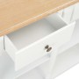 Mesa consola de MDF blanca 120x30x76 cm de , Mesas auxiliares - Ref: Foro24-280016, Precio: 234,29 €, Descuento: %