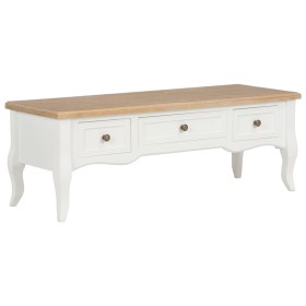 Mueble para TV de madera blanco 100x35x35 cm de , Muebles TV - Ref: Foro24-280049, Precio: 179,37 €, Descuento: %