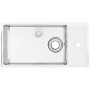 Lavabo con rebosadero 49x25x15 cm cerámica plateado de vidaXL, Lavabos - Ref: Foro24-143491, Precio: 64,54 €, Descuento: %