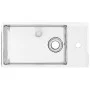 Waschbecken mit Überlauf 49x25x15 cm aus silberner Keramik von vidaXL, Sinkt - Ref: Foro24-143491, Preis: 63,80 €, Rabatt: %