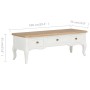 Mueble para TV de madera blanco 100x35x35 cm de , Muebles TV - Ref: Foro24-280049, Precio: 179,37 €, Descuento: %