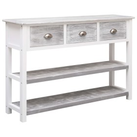 Aparador de madera gris envejecido 115x30x76 cm de , Aparadores - Ref: Foro24-284163, Precio: 145,74 €, Descuento: %