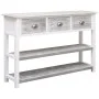 Aparador de madera gris envejecido 115x30x76 cm de , Aparadores - Ref: Foro24-284163, Precio: 143,84 €, Descuento: %