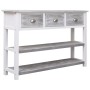 Aparador de madera gris envejecido 115x30x76 cm de , Aparadores - Ref: Foro24-284163, Precio: 145,74 €, Descuento: %
