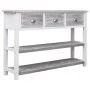 Aparador de madera gris envejecido 115x30x76 cm de , Aparadores - Ref: Foro24-284163, Precio: 143,84 €, Descuento: %
