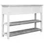 Aparador de madera gris envejecido 115x30x76 cm de , Aparadores - Ref: Foro24-284163, Precio: 143,84 €, Descuento: %