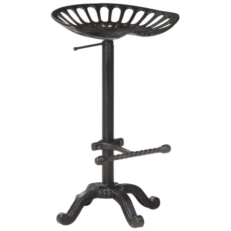 Taburete de cocina hierro fundido negro de , Taburetes de cocina - Ref: Foro24-321044, Precio: 119,05 €, Descuento: %