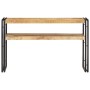 Mesa consola de madera de mango rugosa 120x30x75 cm de , Mesas auxiliares - Ref: Foro24-321099, Precio: 158,55 €, Descuento: %
