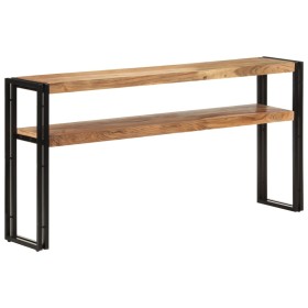 Mesa consola de madera maciza de acacia 150x30x75 cm de , Mesas auxiliares - Ref: Foro24-321103, Precio: 178,49 €, Descuento: %