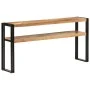 Mesa consola de madera maciza de acacia 150x30x75 cm de , Mesas auxiliares - Ref: Foro24-321103, Precio: 175,26 €, Descuento: %