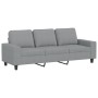 Juego de sofás 3 piezas tela gris claro de , Sofás - Ref: Foro24-3201906, Precio: 588,67 €, Descuento: %
