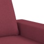 Juego de sofás 2 piezas tela rojo tinto de , Sofás - Ref: Foro24-3201888, Precio: 407,39 €, Descuento: %