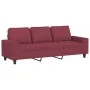 Zweiteiliges Sofaset in Weinrot aus Stoff. von , Sofas - Ref: Foro24-3201904, Preis: 456,27 €, Rabatt: %