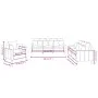 Dreiteiliges Sofaset mit Kissen aus hellgrauem Samt. von , Sofas - Ref: Foro24-3201680, Preis: 608,94 €, Rabatt: %