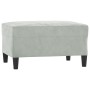 Juego de sofás con cojines 3 piezas terciopelo gris claro de , Sofás - Ref: Foro24-3201730, Precio: 476,85 €, Descuento: %