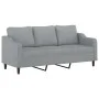 Sofagarnitur mit 3-teiligen Kissen, helles graues Gewebe. von , Sofas - Ref: Foro24-3201770, Preis: 626,76 €, Rabatt: %