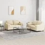 Juego de sofás con cojines 2 piezas tela crema de , Sofás - Ref: Foro24-3201820, Precio: 439,62 €, Descuento: %