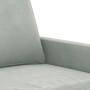 Juego de sofás 4 piezas terciopelo gris claro de , Sofás - Ref: Foro24-3201944, Precio: 598,16 €, Descuento: %