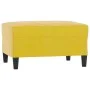 Juego de sofás 4 piezas terciopelo amarillo de , Sofás - Ref: Foro24-3201950, Precio: 706,12 €, Descuento: %