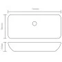 Washbasin 71x38x13.5 cm ceramic gold by vidaXL, Sinks - Ref: Foro24-143480, Price: 124,70 €, Discount: %