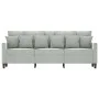 Sofá de 3 plazas terciopelo gris claro 180 cm de , Sofás - Ref: Foro24-359313, Precio: 262,85 €, Descuento: %