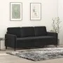 Sofá de 3 plazas terciopelo negro 180 cm de , Sofás - Ref: Foro24-359457, Precio: 254,77 €, Descuento: %