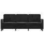 Sofá de 3 plazas terciopelo negro 180 cm de , Sofás - Ref: Foro24-359457, Precio: 254,77 €, Descuento: %