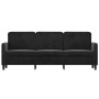 Sofá de 3 plazas terciopelo negro 180 cm de , Sofás - Ref: Foro24-359457, Precio: 257,69 €, Descuento: %