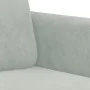 Sillón de terciopelo gris claro 60 cm de , Sofás - Ref: Foro24-359422, Precio: 132,66 €, Descuento: %