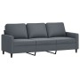 Juego de sofás con cojines 3 piezas terciopelo gris oscuro de , Sofás - Ref: Foro24-3201527, Precio: 526,40 €, Descuento: %