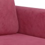 Juego de sofás 2 piezas terciopelo rojo tinto de , Sofás - Ref: Foro24-3201978, Precio: 462,09 €, Descuento: %