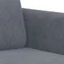 Zweiplätziges Samtsofa in dunkelgrau, 140 cm. von , Sofas - Ref: Foro24-359443, Preis: 180,02 €, Rabatt: %