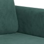 Juego de sofás 2 piezas terciopelo verde oscuro de , Sofás - Ref: Foro24-3202016, Precio: 564,50 €, Descuento: %
